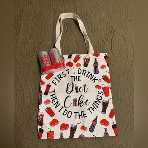 Diet Coke Graphic Tote Bag & Salt and Pepper Shakers